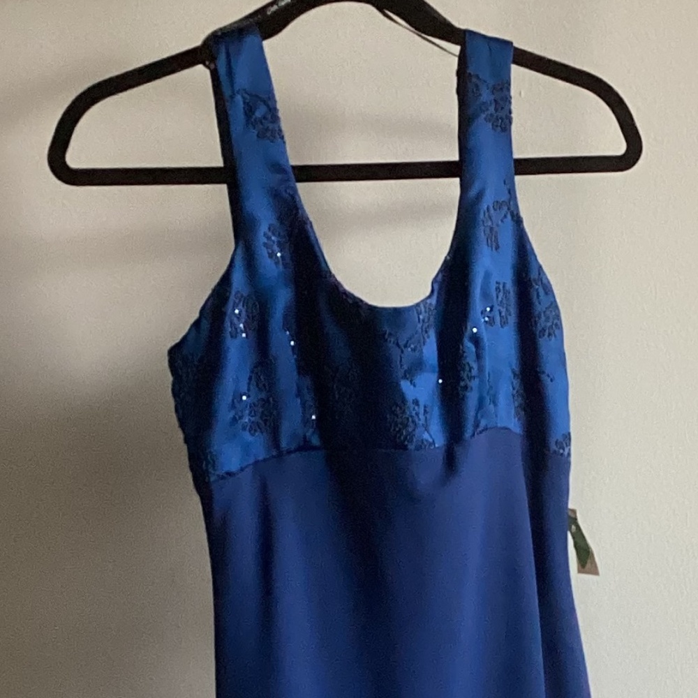Formal blue gown